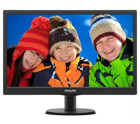 PHILIPS 18.5-Inch 193V5LSB2 Wide Screen LED Monitor