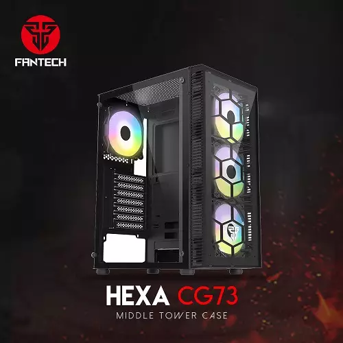 FANTECH Hexa CG73 RGB Middle Tower Case-2