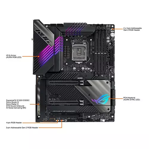 ASUS ROG Maximus XIII Hero INTEL Z590 LGA 1200 ATX MOTHERBOARD-1