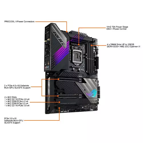ASUS ROG Maximus XIII Hero INTEL Z590 LGA 1200 ATX MOTHERBOARD-2