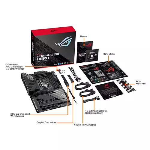 ASUS ROG Maximus XIII Hero INTEL Z590 LGA 1200 ATX MOTHERBOARD-3