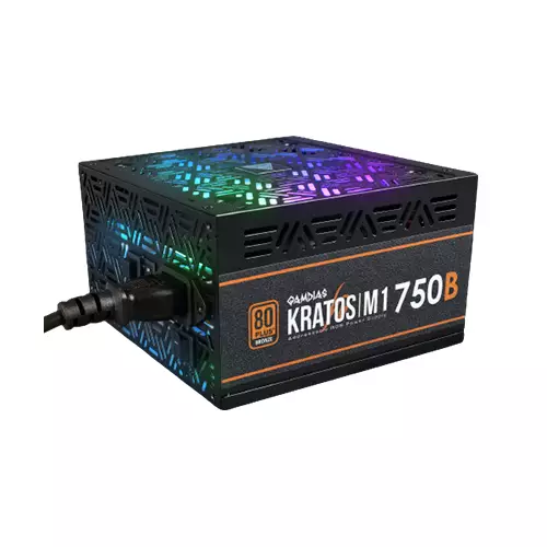 Gamdias Kratos M1-750B 750 Watt 80+ Bronze Addressable RGB Power Supply-2