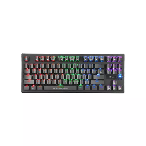 XTRIKE ME GK-979 WIRED RAINBOW BACKLIT FRAMELESS USB MECHANICAL GAMING KEYBOARD