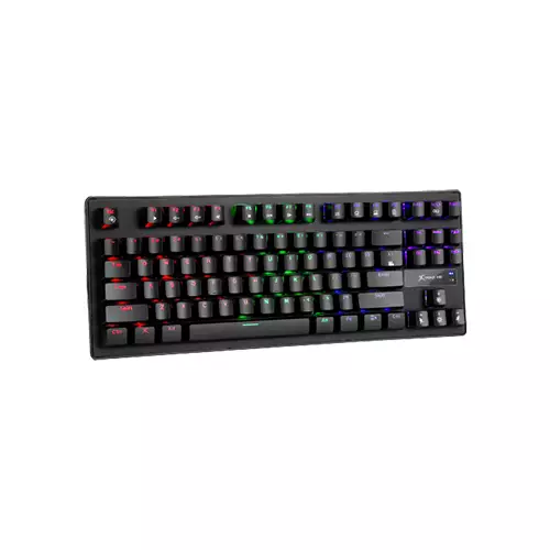 XTRIKE ME GK-979 WIRED RAINBOW BACKLIT FRAMELESS USB MECHANICAL GAMING KEYBOARD-1