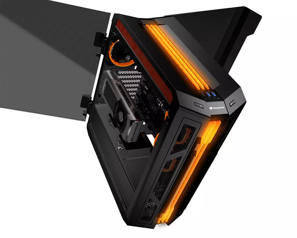 Cougar GEMINI T RGB Glass-Wing Mid-Tower Gaming Case
