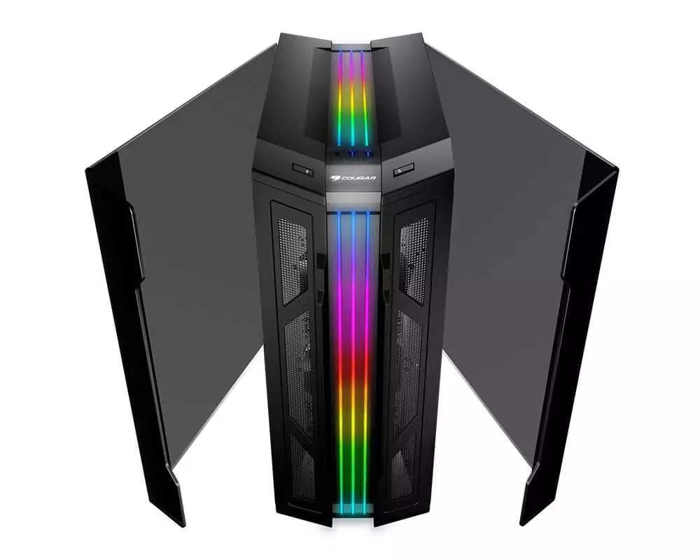 Cougar GEMINI T RGB Glass-Wing Mid-Tower Gaming Case-1