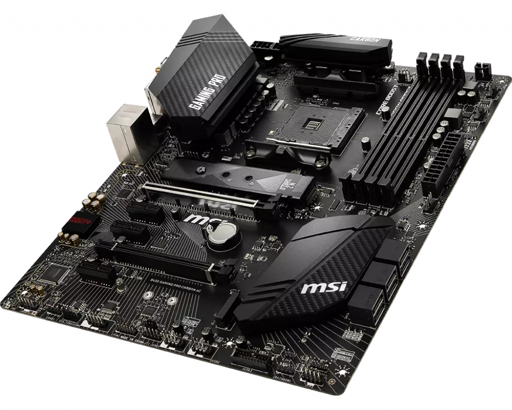 MSI B450 GAMING PRO CARBON AC AMD Socket AM4 Motherboard-1