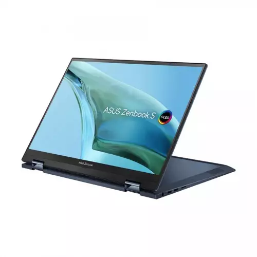 ASUS ZENBOOK S 13 FLIP OLED UP5302ZA INTEL CORE I7 1260P 12TH GEN 16GB DDR5 RAM 512GB SSD 13.3 INCH 3K TOUCH PONDER BLUE LAPTOP (UP5302ZA-LX137W)-1