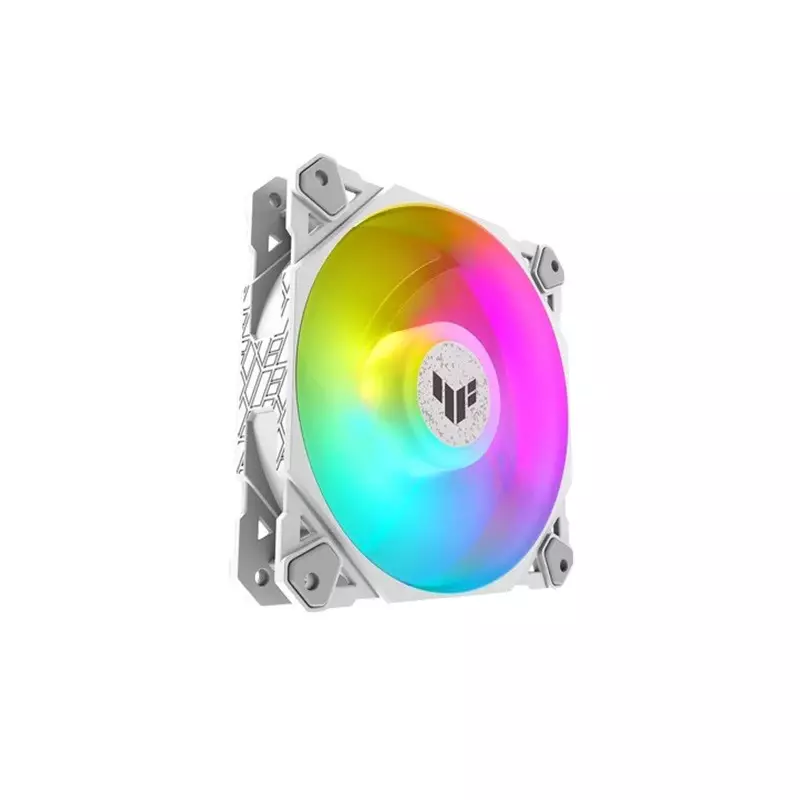 ASUS TUF TF120 3-IN-1 ARGB GAMING CASE COOLING FAN WHITE-3