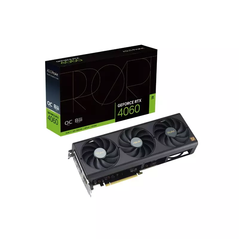 ASUS PROART GEFORCE RTX 4060 OC 8GB GDDR6 GRAPHICS CARD