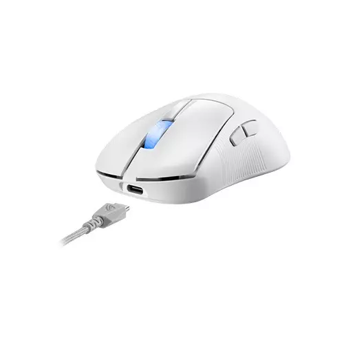 ASUS ROG Keris II Ace P714 Wireless Gaming Mouse (White)-1