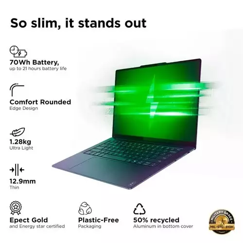 Lenovo Yoga Slim 7i 14Q8X9 Snapdragon X Elite 14.5" 3K OLED Laptop-3