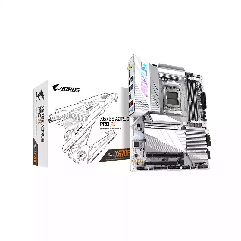 Gigabyte X670E AORUS PRO X DDR5 ATX AMD Gaming Motherboard