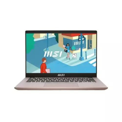 MSI MODERN 14 C12MO CORE I3 12TH GEN 16GB RAM 512GB SSD 14 INCH FULL HD DISPLAY URBAN SILVER LAPTOP-1
