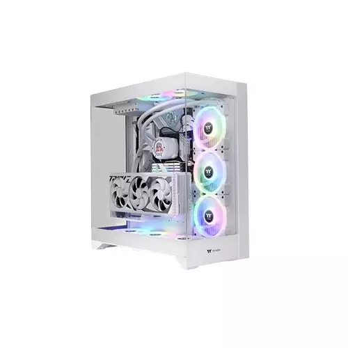 Thermaltake CTE E550 TG Snow Mid Tower Case (White)