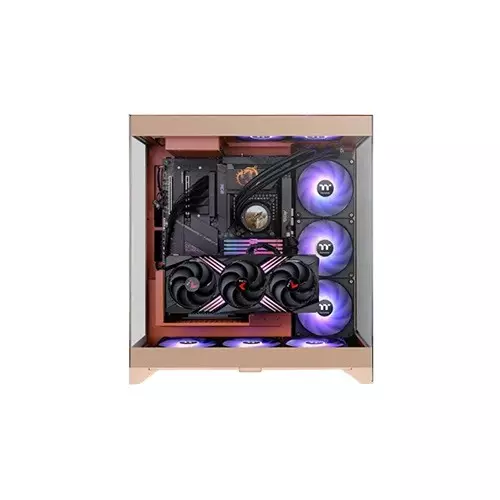 Thermaltake CTE E550 TG Mid Tower ATX E-ATX Gaming Desktop Case Gravel Sand-1