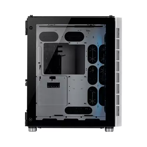 Corsair Crystal Series 680X RGB ATX High Airflow Tempered Glass Smart Case (White)-1
