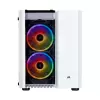 Corsair Crystal Series 280X RGB Tempered Glass Micro ATX Case (White)-1