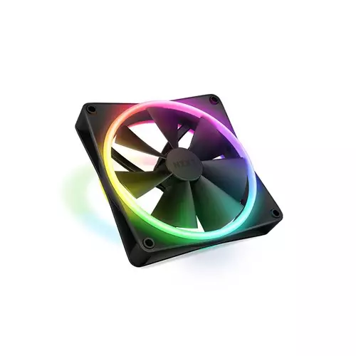 NZXT F140 RGB DUO 140mm RGB Casing Fan (Black)-1