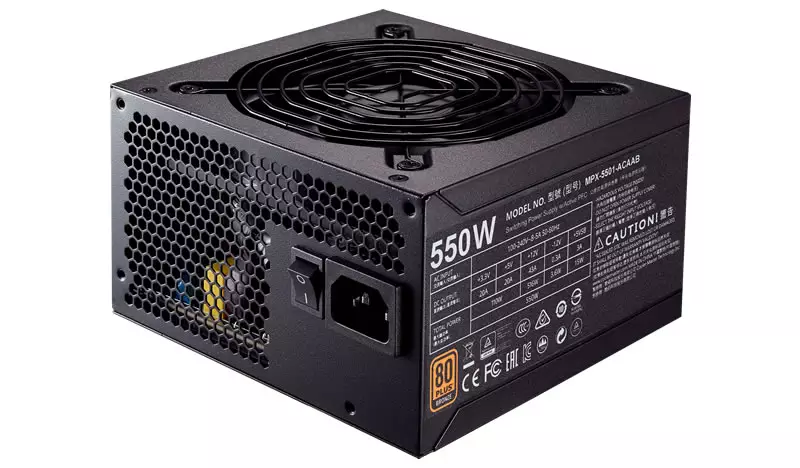 Cooler Master MWE 550 Watt 80 PLUS Bronze Certified Power Supply-2