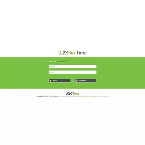 Zkteco ZKBio Time Powerful Web-based Time and Attendance Management Software