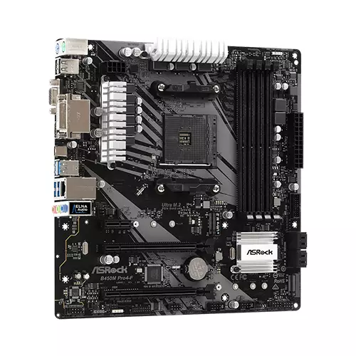Asrock B450M Pro4-F AMD Motherboard-1