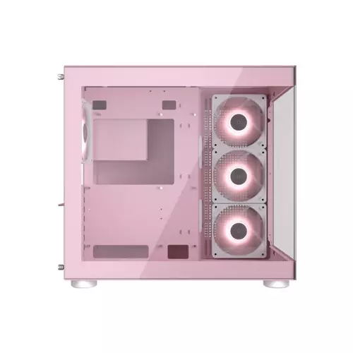 Cougar FV150 RGB Mid Tower Micro ATX Dual Chamber Computer Case - Pink-2