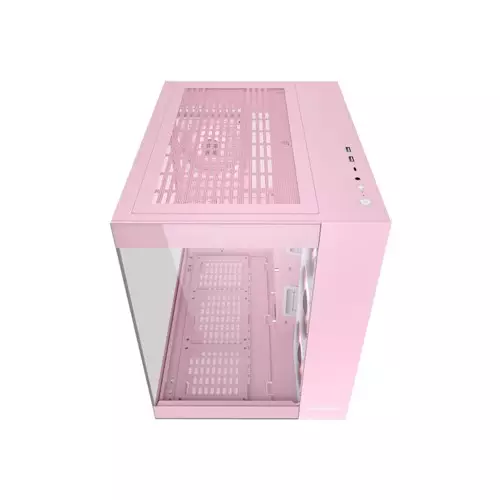 Cougar FV150 RGB Mid Tower Micro ATX Dual Chamber Computer Case - Pink-3