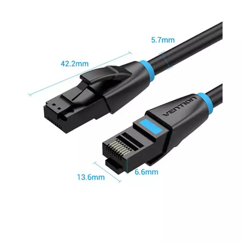 VENTION CAT.6 UTP PATCH CABLE 3M BLACK-1