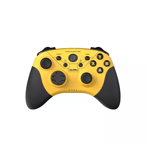 DAREU H101X Wired + Bluetooth DUAL MODE GAMEPAD (YELLOW)