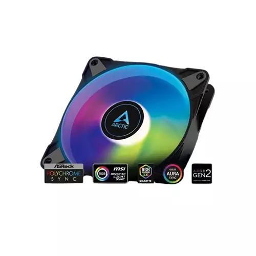 Arctic P14 PWM PST ARGB 140mm (1xFAN) Cooling Case Fan (Black)-1