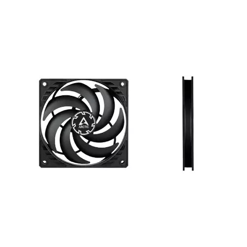 Arctic P12 Slim PWM PST 120mm (3 Pack) Cooling Case Fan (Black)-3