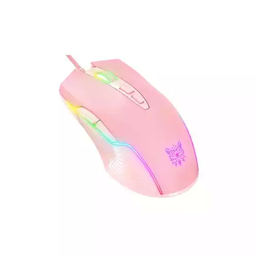 ONIKUMA CW905 6400 DPI Wired Gaming Mouse Pink