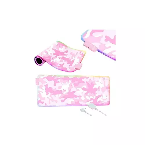 Onikuma MP005 RGB Gaming Mousepad Pink-2