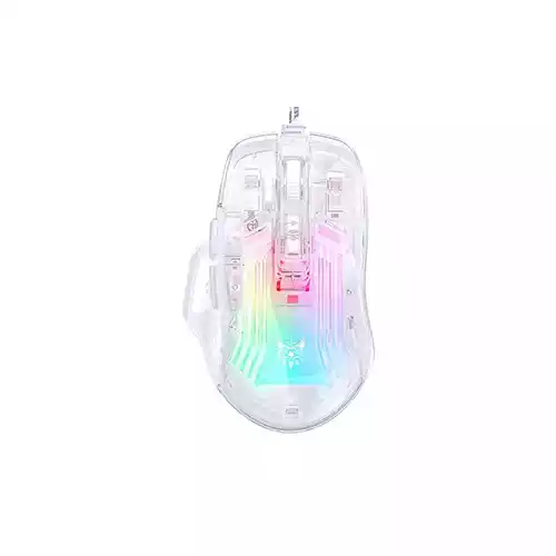 ONIKUMA CW923 12800 DPI Wired RGB Transparent Gaming Mouse