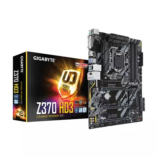 GIGABYTE Z370 HD ULTRA DURABLE LGA1151 RGB INTEL MOTHERBOARD