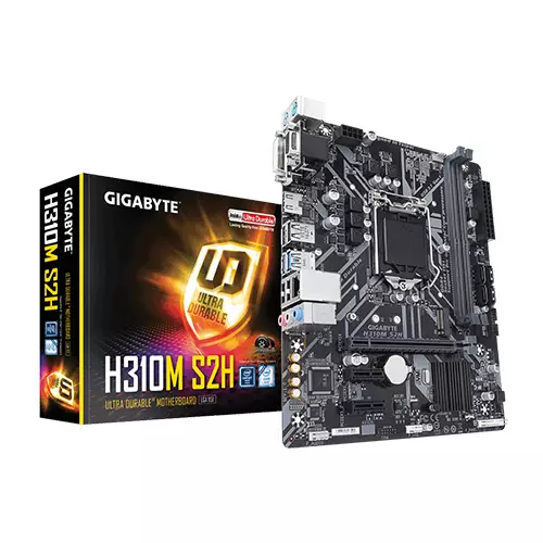 GIGABYTE H310M S2H Ultra Durable LGA1151 RGB INTEL MOTHERBOARD