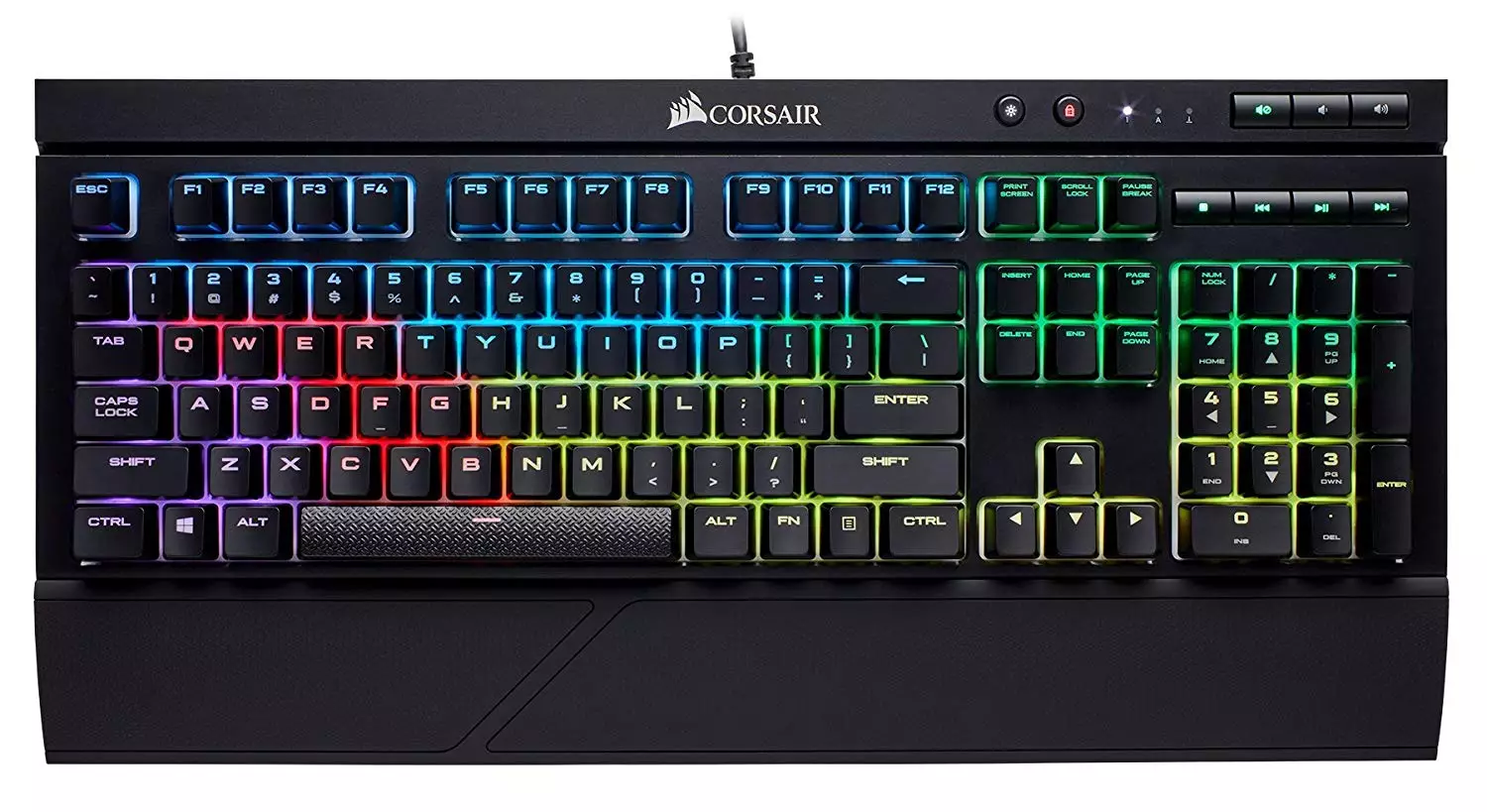 Corsair K68 RGB Mechanical Cherry MX Red Gaming Keyboard-gallery-1