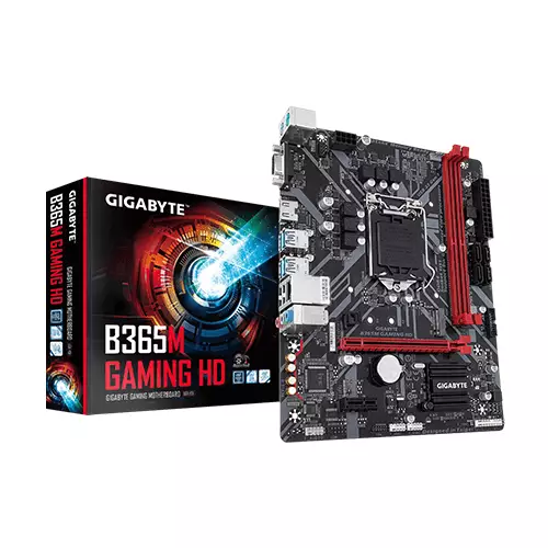 GIGABYTE B365M GAMING HD INTEL MOTHERBOARD Supports 9th and 8th Gen