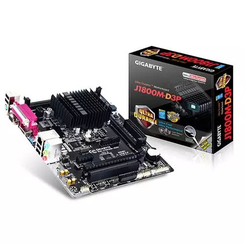 Gigabyte GA-J1800M-D3P Built In 2.41GHz DDR3 Celeron Processor with Mainboard (Combo)