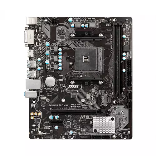 MSI B450M-A PRO MAX AMD AM4 MOTHERBOARD-gallery-1