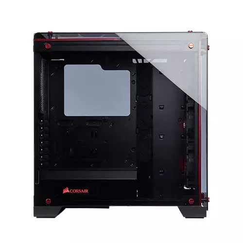 Corsair crystal series 570X RGB RED Gaming Casing-gallery-1