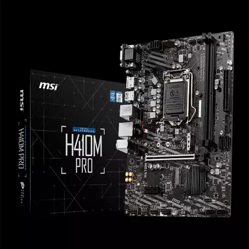 MSI H410M PRO Mirco ATX Motherboard