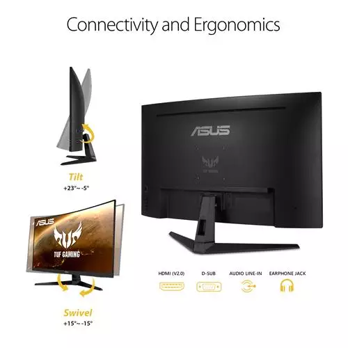 ASUS TUF VG328H1B 32 Inch FHD 165Hz Curved Gaming Monitor-gallery-1