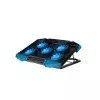 NUOXI Laptop Cooler 5 LED Fans Aluminium Cooling Pad-gallery-2