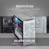 CORSAIR 275R Airflow Tempered Glass Mid-Tower Gaming Case — White-gallery-5