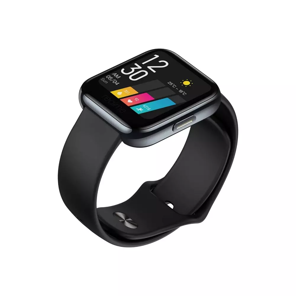 RealMe RMA161 1.4 Inch Touchscreen Global Version Smart Watch (Black)-gallery-1