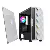 GameMax White Diamond Mid-Tower PC gaming case-gallery-2