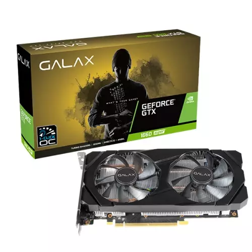 GALAX GeForce GTX 1660 Super 6GB GDDR6 Graphics Card (1-Click OC)