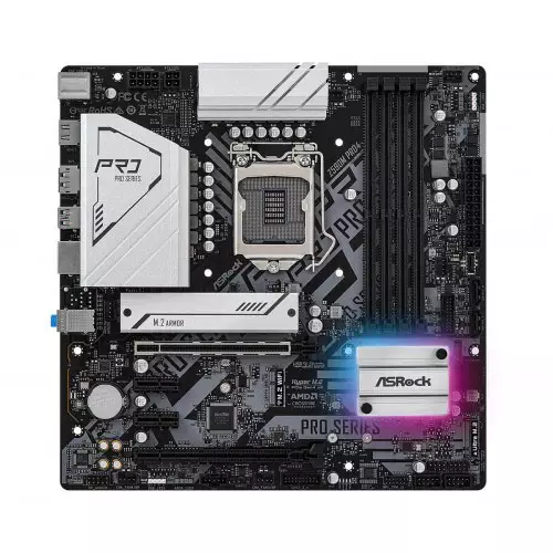 ASRock Z590M Pro4 10th and 11th Gen Micro ATX Motherboard-gallery-1